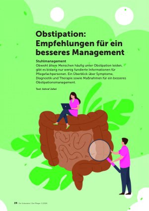 Vorschauseite 1: Obstipation: Empfehlungen für ein besseres Management