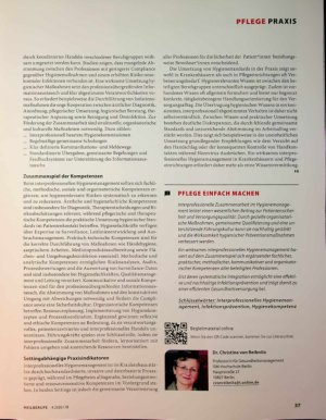 Vorschauseite 2: Pflegefachpersonen sichern Infektionsprävention im Alltag