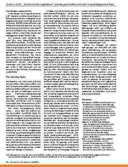 Vorschauseite 4: „Die Stimme der Ungehörten“: ‚Stereotypes Problemverhalten‘ entpathologisierend lesen