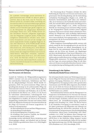 Vorschauseite 2: Forschung gemeinsam mit Betroffenen, Angehörigen und Fachpersonen für eine nachhaltige, person-zentrierte Versorgung von Personen mit Demenz in der Spitex