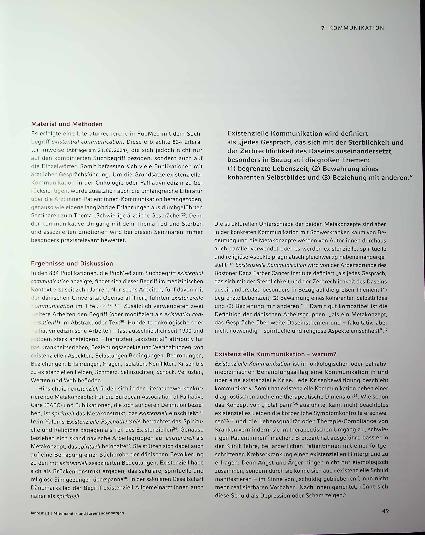 Vorschauseite 2: Existenzielle Kommunikation - Schlagwort oder wichtiges Werkzeug?