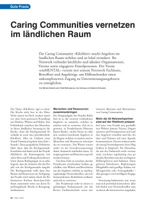 Vorschauseite 1: Caring Communities vernetzen im ländlichen Raum