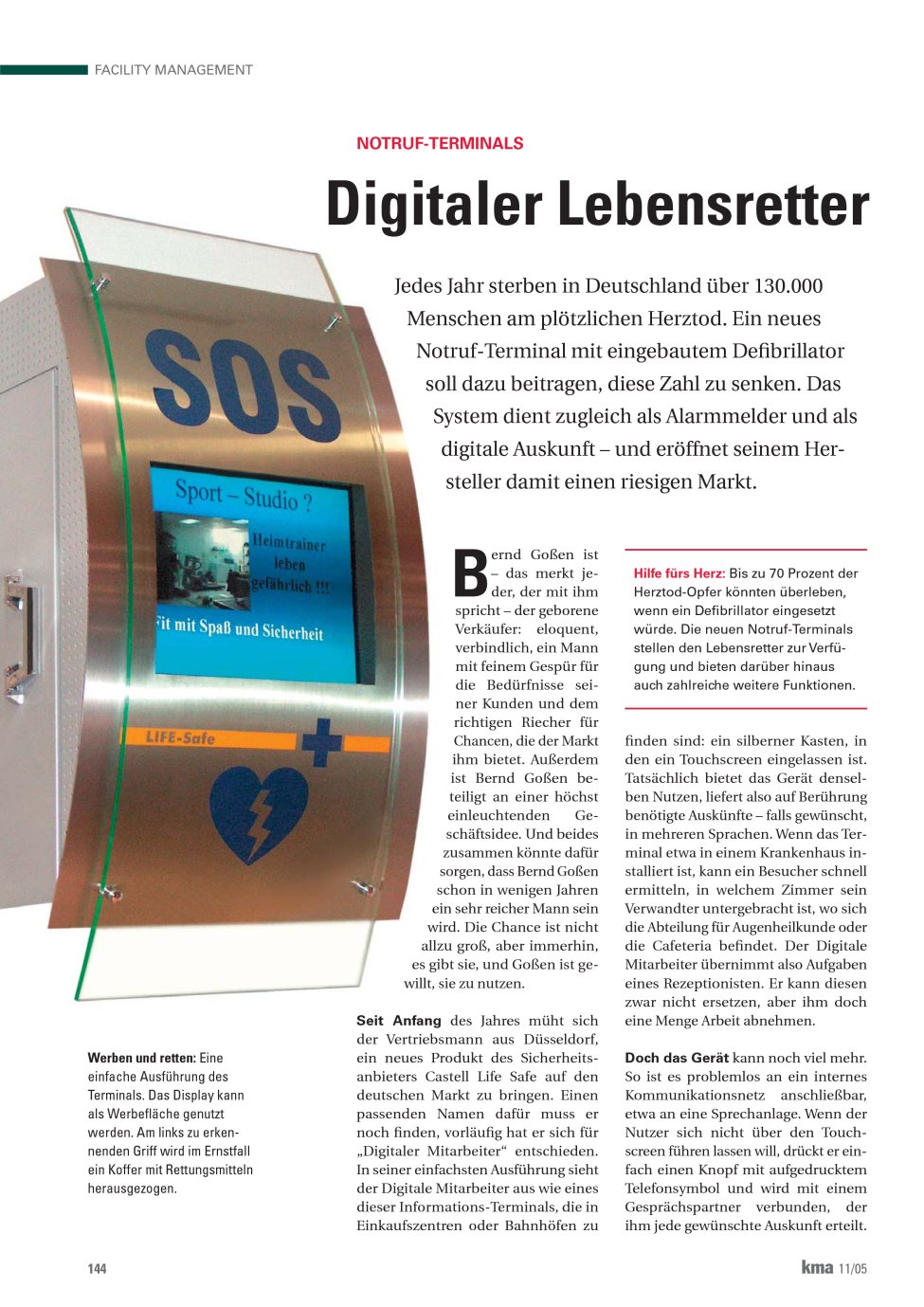 Vorschauseite 1: Digitaler Lebensretter