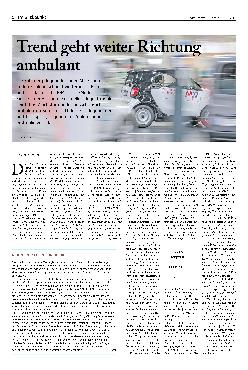 Vorschauseite 1: Trend geht weiter Richtung ambulant.