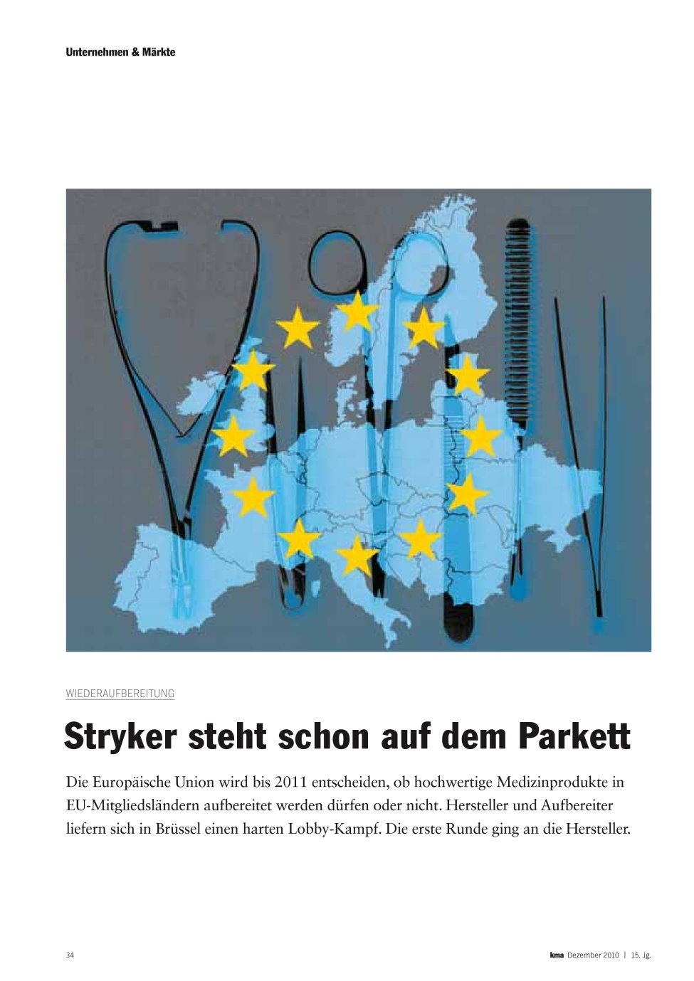 Vorschauseite 1: Stryker steht schon auf dem Parkett