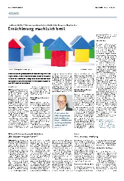 Vorschauseite 1: Ernüchterung macht sich breit.