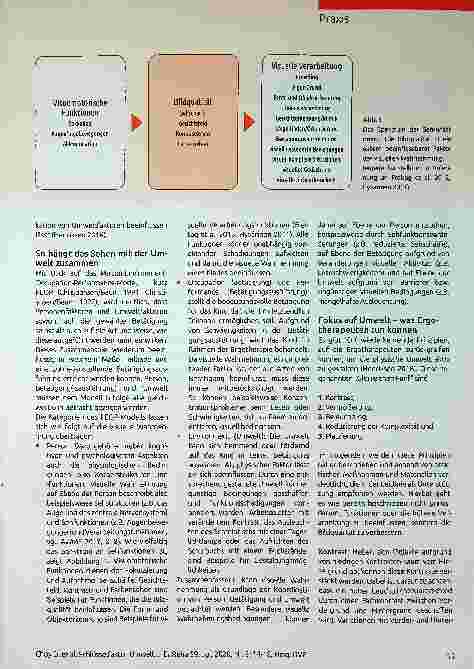 Vorschauseite 2: Schlüsselfaktor: Umwelt Kindern mit besonderen visuellen Wahrnehmungsbedingungen Betätigung ermöglichen.