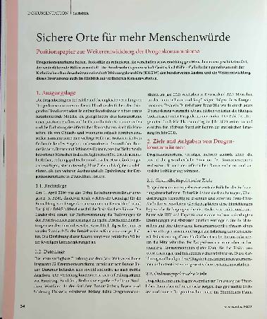 Vorschauseite 1: Sichere Orte für mehr Menschenwürde