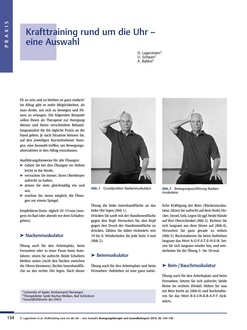 Vorschauseite 1: Krafttraining rund um die Uhr – eine Auswahl