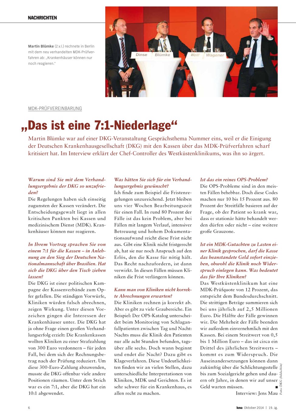 Vorschauseite 1: ?Das ist eine 7:1-Niederlage?