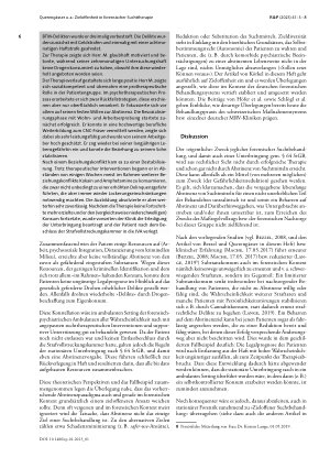 Vorschauseite 4: Zieloffenheit in forensischer Suchttherapie – Alternativen zur impliziten Abstinenzorientierung sind rechtlich zulässig und therapeutisch sinnvoll