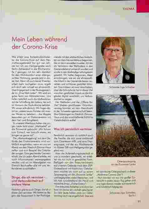 Vorschauseite 1: Mein Leben während der Corona-Krise