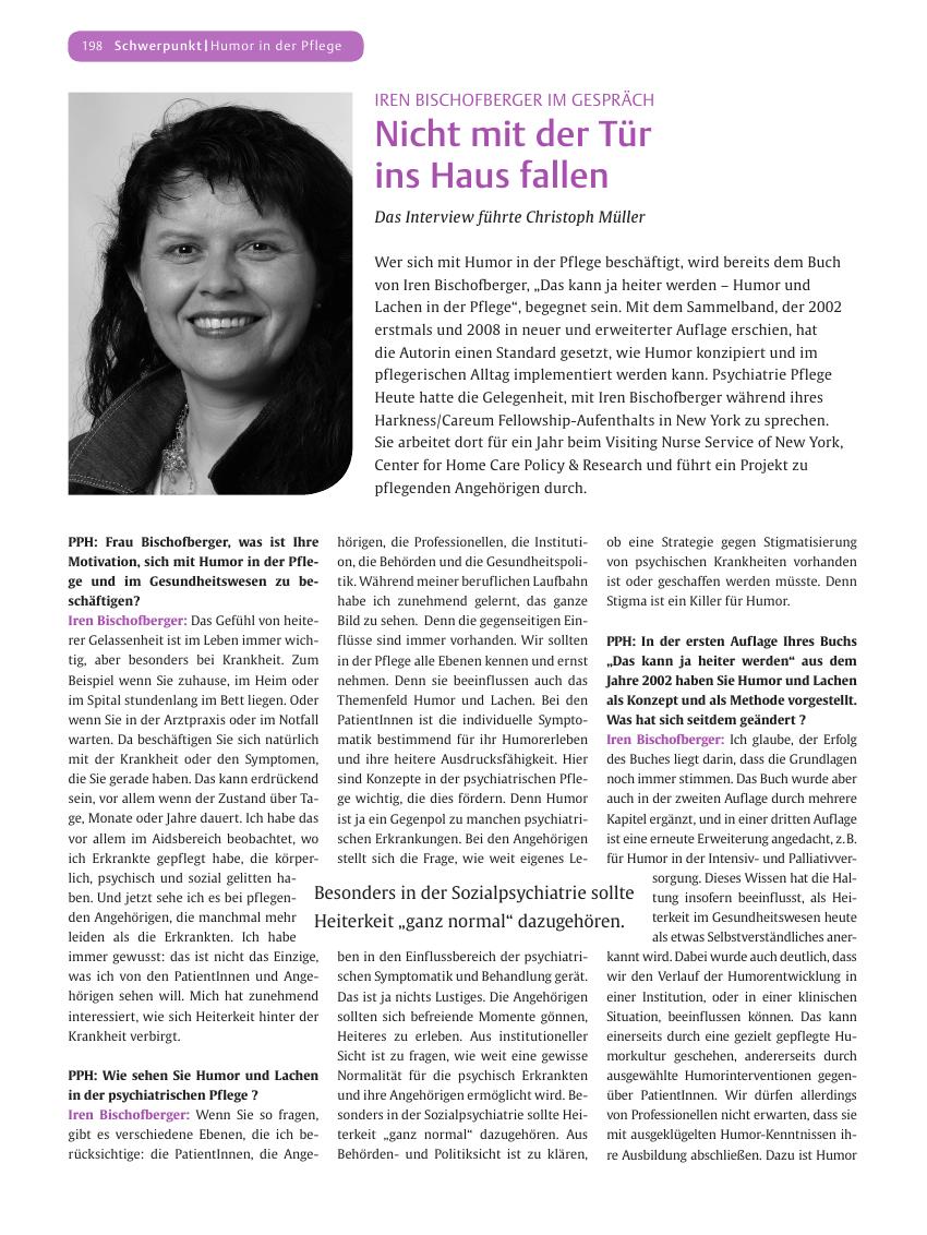 Vorschauseite 1: Nicht mit der Tür ins Haus fallen