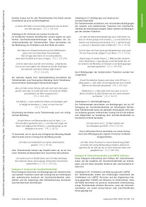 Vorschauseite 5: Geschlechtsidentität im Berufsalltag aus handlungswissenschaftlicher Sicht: Erfahrungen von trans* Personen – eine qualitative Interviewstudie