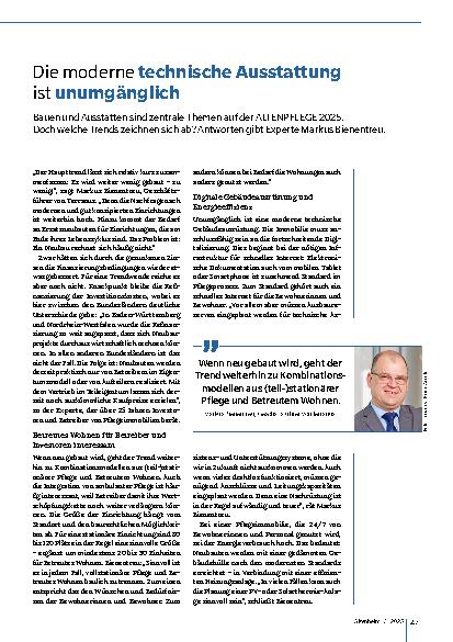Vorschauseite 1: Die moderne technische Ausstattung ist unumgänglich