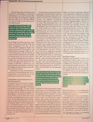 Vorschauseite 4: Institutionalisierte Eingriffe in das Grundrecht auf persönliche Freiheit abseits des HeimAufG