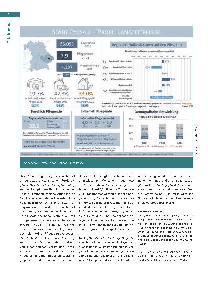 Vorschauseite 4: Monitoring Pflegepersonalbedarf in Bayern II: Belastbare Empirie für Gesundheitswesen und Langzeitpflege
