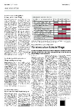 Vorschauseite 1: Für eine zukunftsfeste Pflege