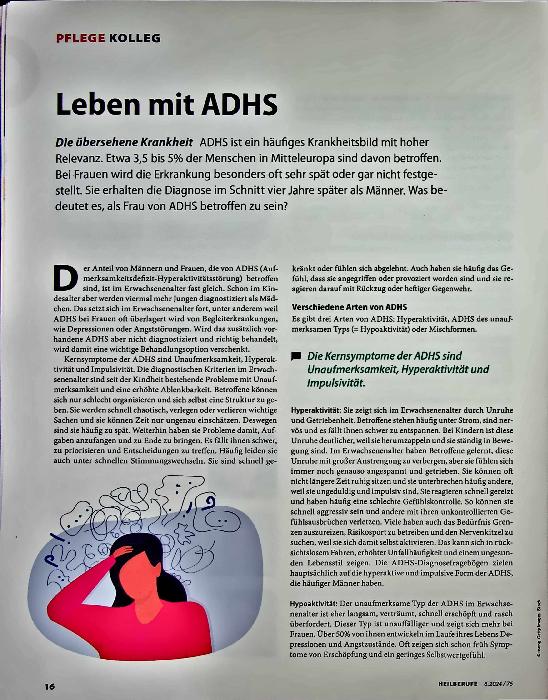 Vorschauseite 1: Leben mit ADHS