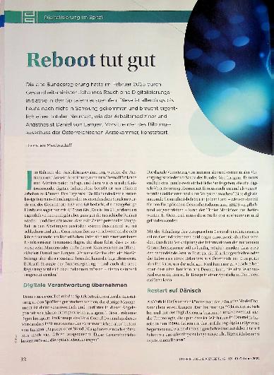 Vorschauseite 1: Reboot tut gut.