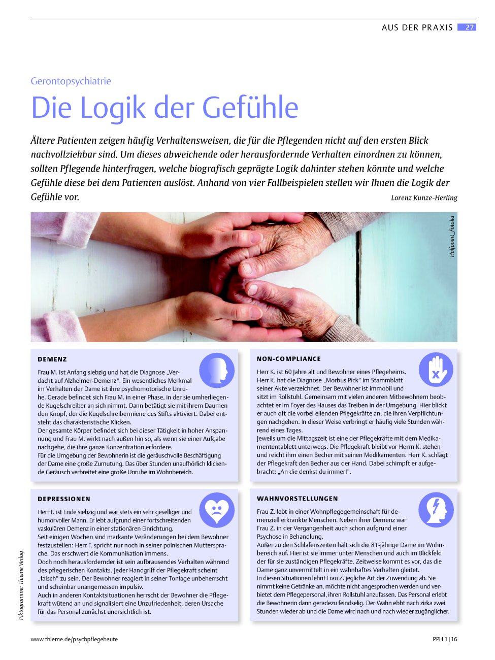 Vorschauseite 1: Die Logik der Gefühle