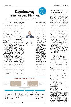 Vorschauseite 1: Digitalisierung erfordert gute Führung