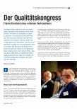 Vorschauseite 1: Der Qualitätskongress: Frische Eindrücke eines reifenden Chefredakteurs