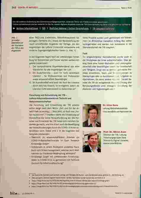Vorschauseite 3: TIB - Leibniz-Informationszentrum Technik und Naturwissenschaften und Universitätsbibliothek Hannover