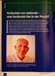 Vorschauseite 1: Ambulant vor stationär - was bedeutet das in der Praxis?