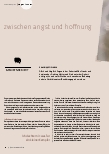 Vorschauseite 1: Zwischen Angst und Hoffnung