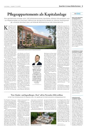 Vorschauseite 1: Pflegeappartements als Kapitalanlage