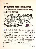 Vorschauseite 1: Wie Demenz-Qualitätsregister zu einer besseren Demenzversorgung beitragen können