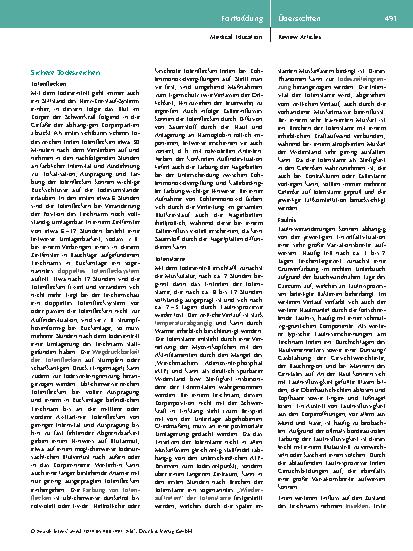 Vorschauseite 4: Todesfeststellung und Leichenschau