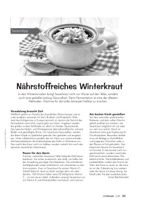 Vorschauseite 1: Nährstoffreiches Winterkraut