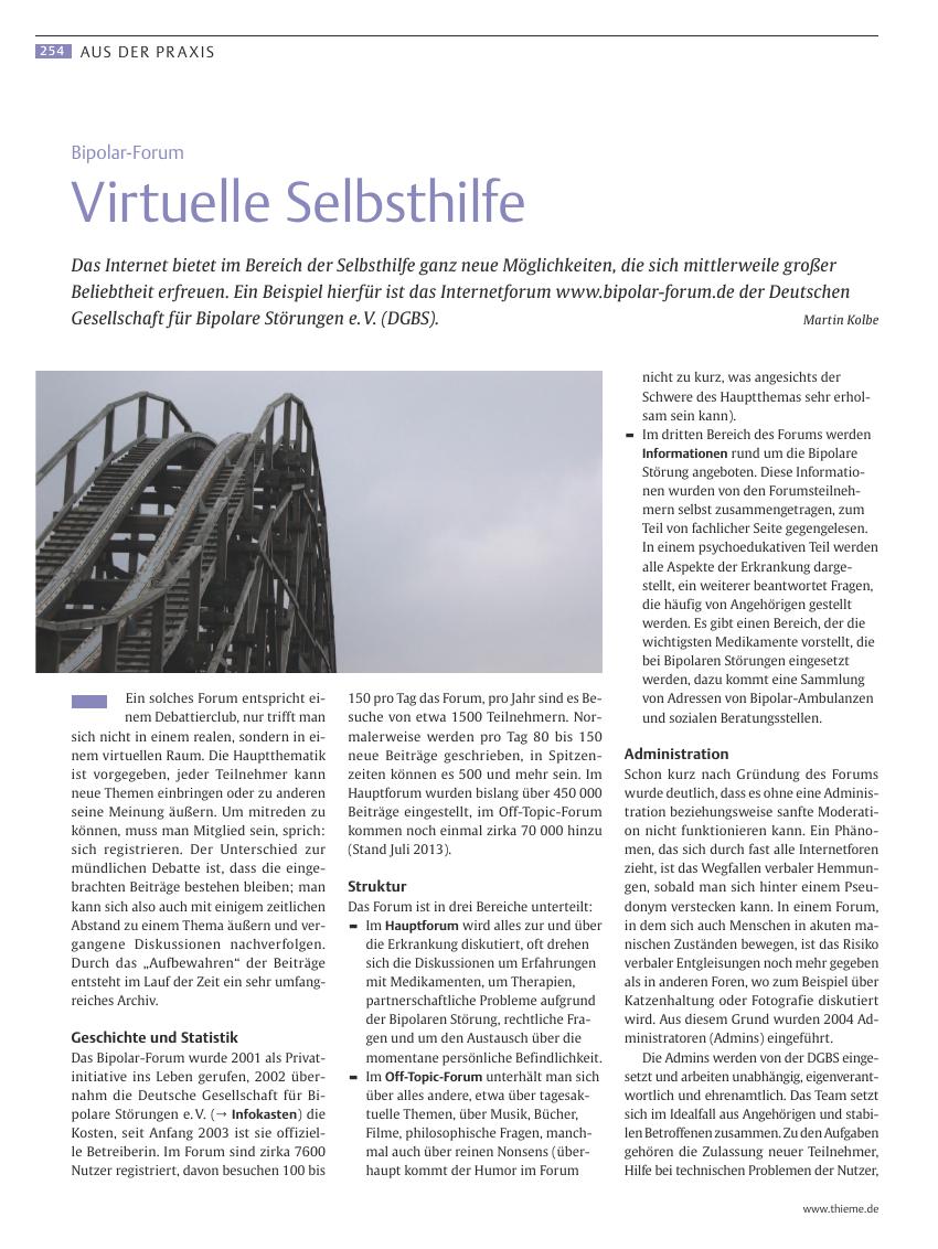 Vorschauseite 1: Virtuelle Selbsthilfe