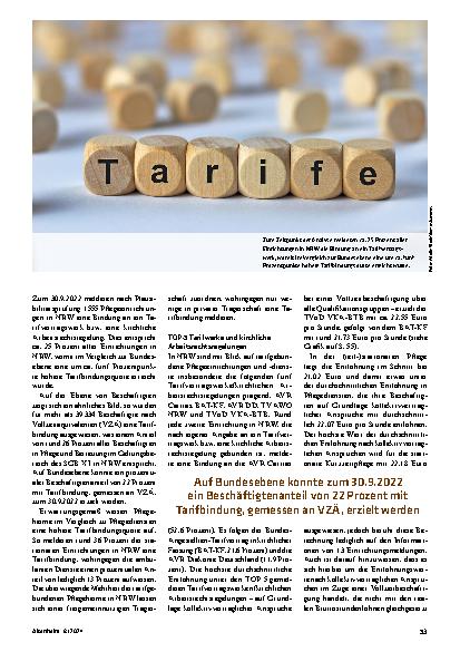 Vorschauseite 2: Tarifgerechte Entlohnung: Wo steht die Pflege in NRW?