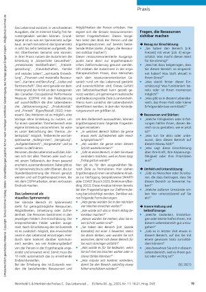 Vorschauseite 2: Gespräche ressourcenorientiert führen Das Lebensrad als Reflexionsinstrument