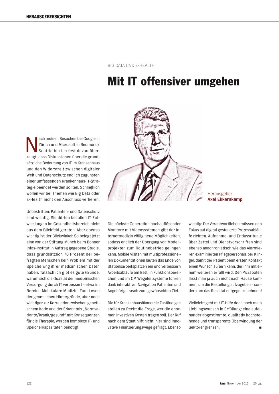 Vorschauseite 1: Mit IT offensiver umgehen
