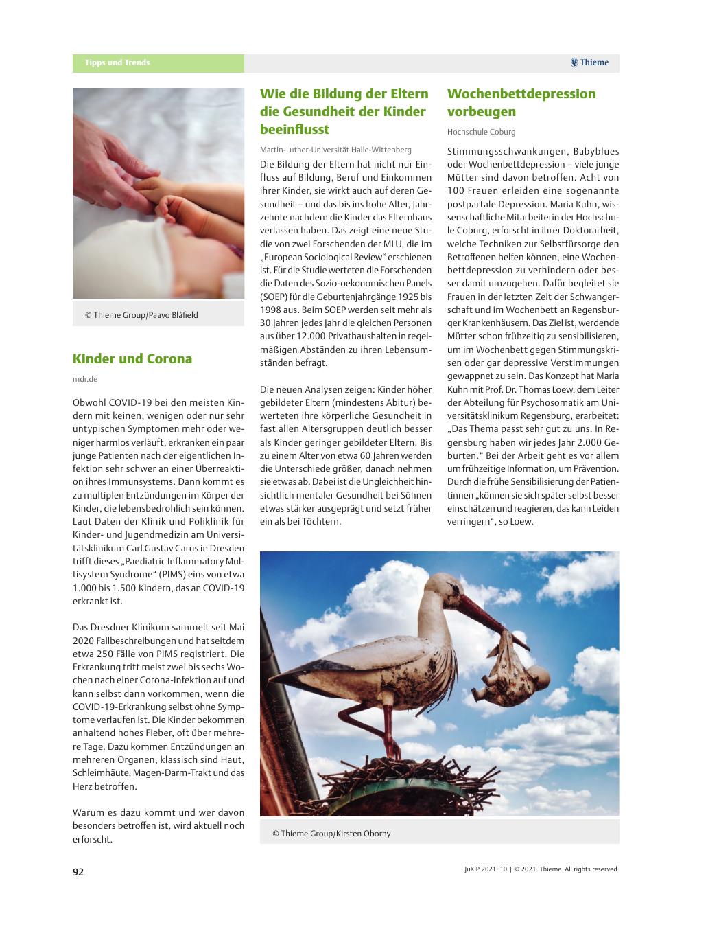Vorschauseite 1: Tipps und Trends