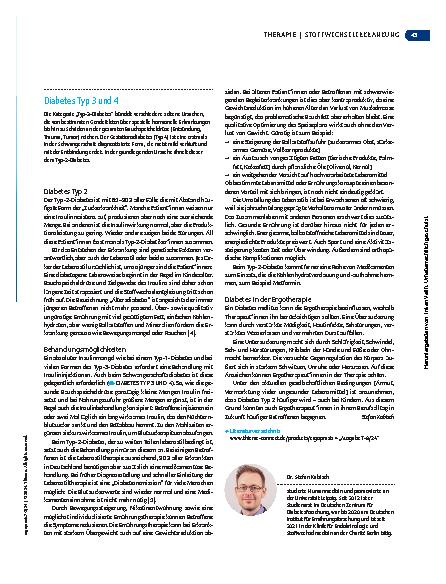 Vorschauseite 2: 1, 2 oder 3? Blick in die Medizin: Diabetes mellitus