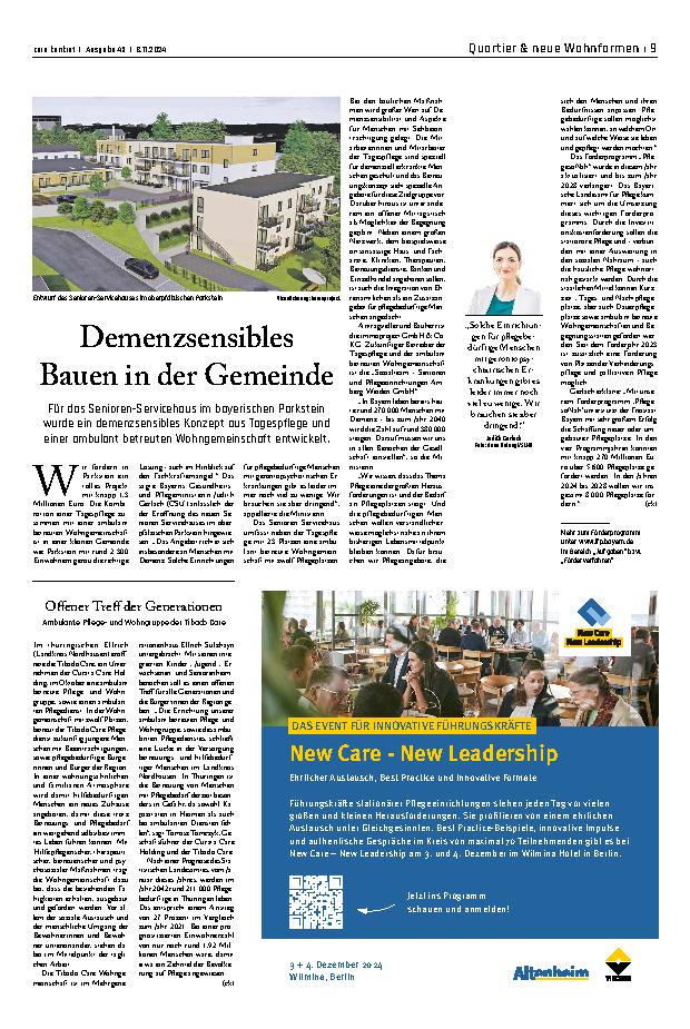 Vorschauseite 1: Demenzsensibles Bauen in der Gemeinde