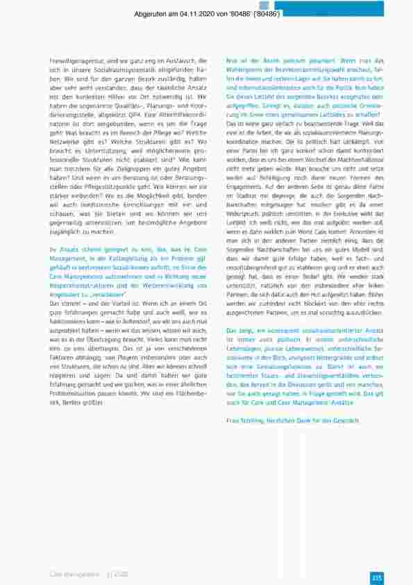 Vorschauseite 3: Sozialraumkoordination und Case Management - das Beispiel Berlin Treptow-Köpenick