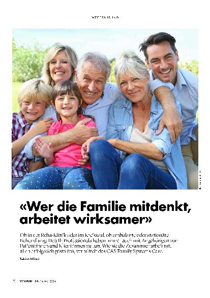 Vorschauseite 1: "«Wer die Familie mitdenkt, arbeitet wirksamer»"