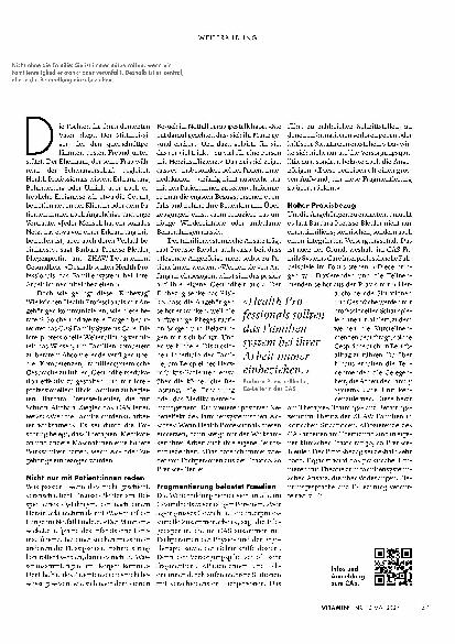 Vorschauseite 2: "«Wer die Familie mitdenkt, arbeitet wirksamer»"