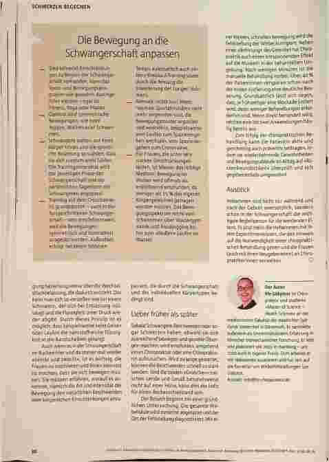 Vorschauseite 3: Zauberwort Bewegung: Schwangerschaftsbedingte Schmerzen am Bewegungsapparat