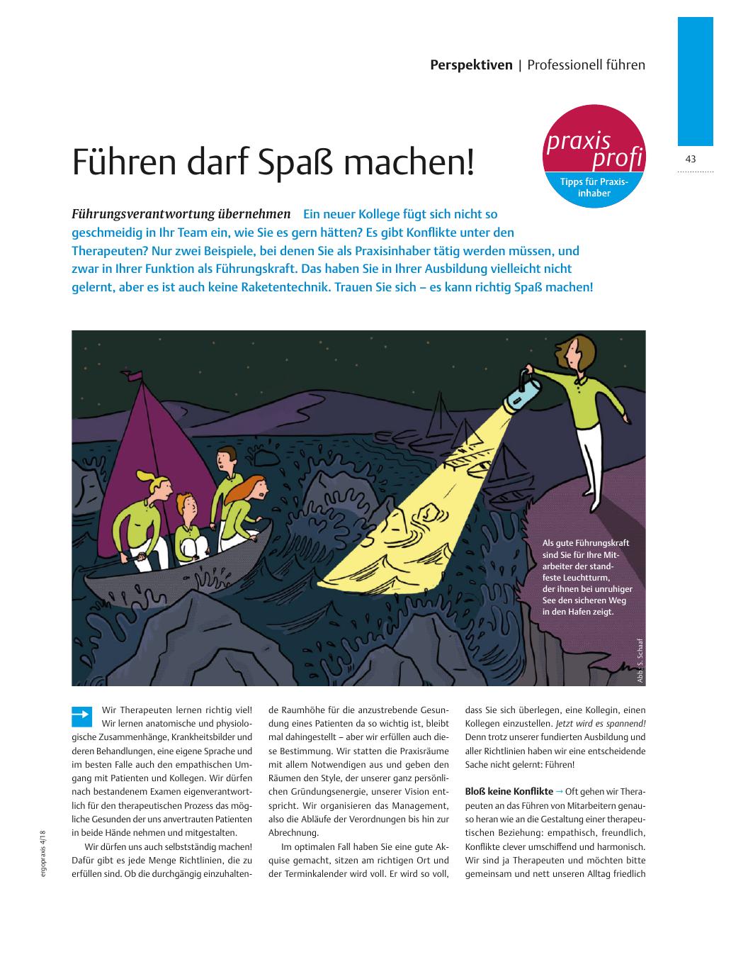Vorschauseite 1: Führungsverantwortung übernehmen ? Führen darf Spaß machen!