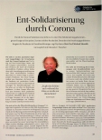Vorschauseite 1: Entsolidarisierung durch Corona