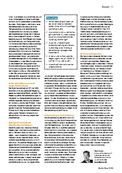 Vorschauseite 2: Überstundenzuschläge für Teilzeitkräfte