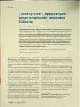 Vorschauseite 1: Levothyroxin - Applikationswege jenseits der peroralen Tablette
