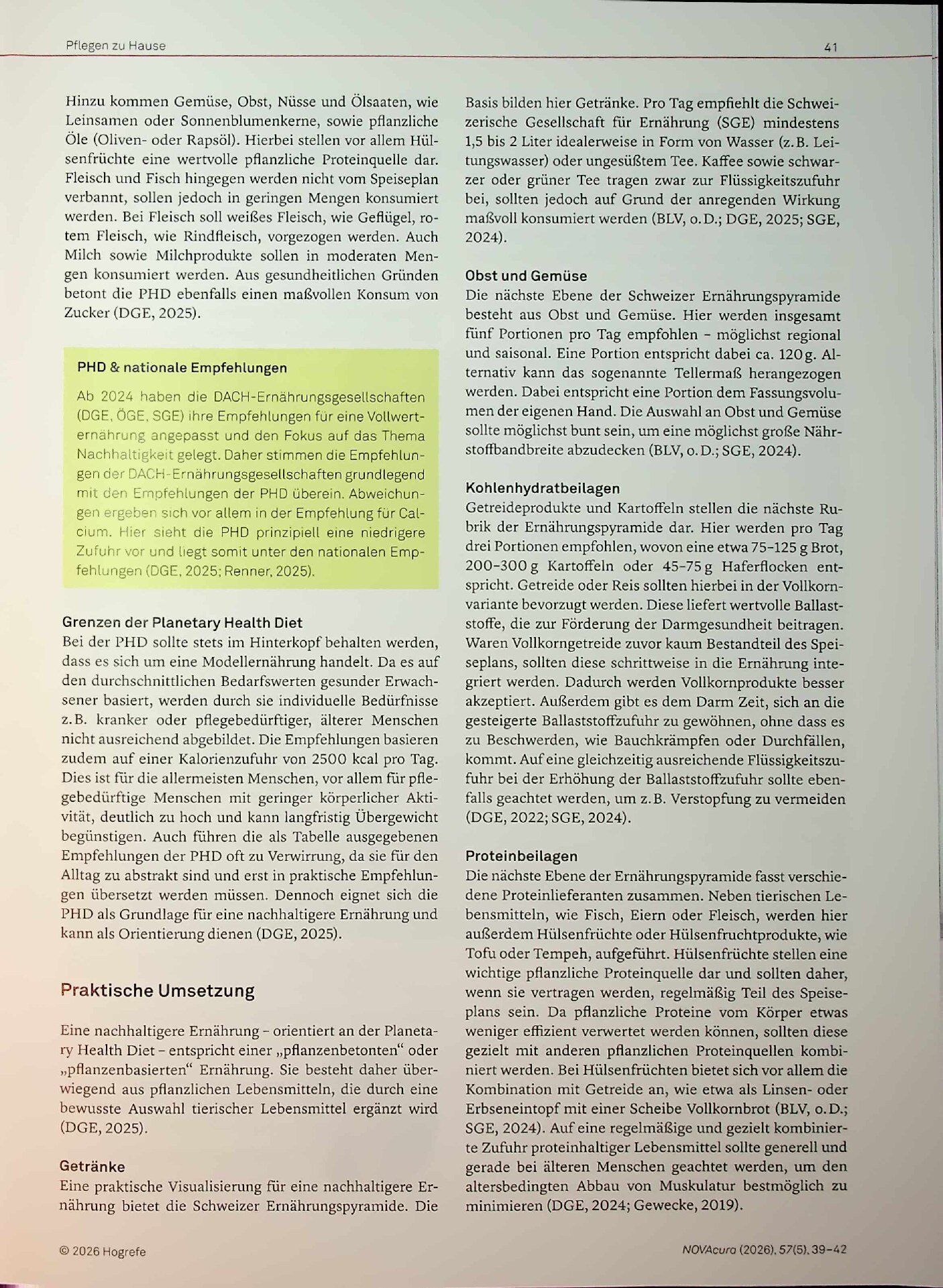 Vorschauseite 3: Planetary Health Diet